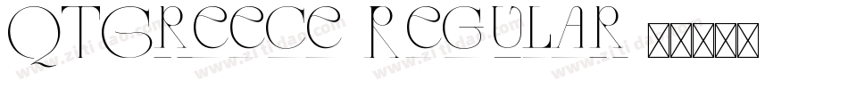 QTGreece Regular字体转换